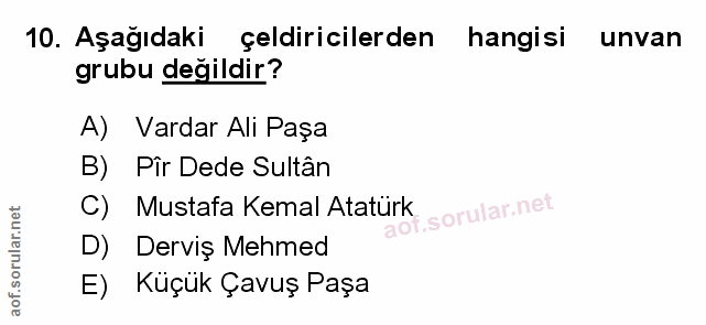 Soru 10