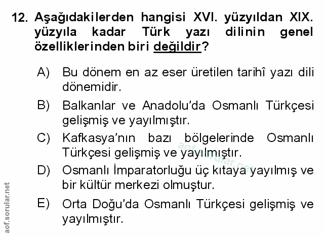 Soru 12