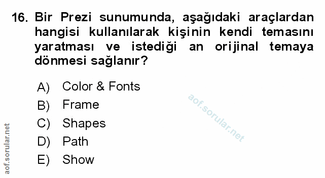 Soru 16