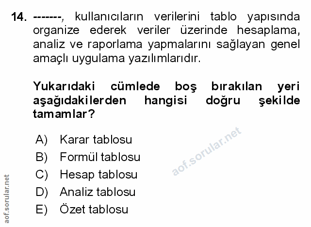 Soru 14