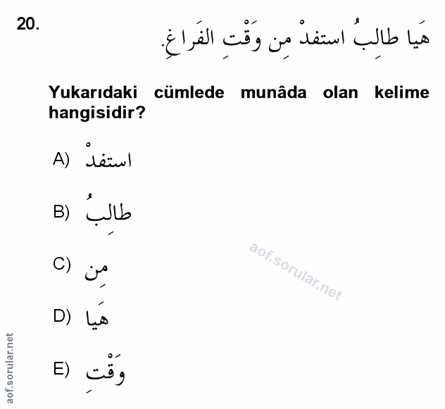Soru 20