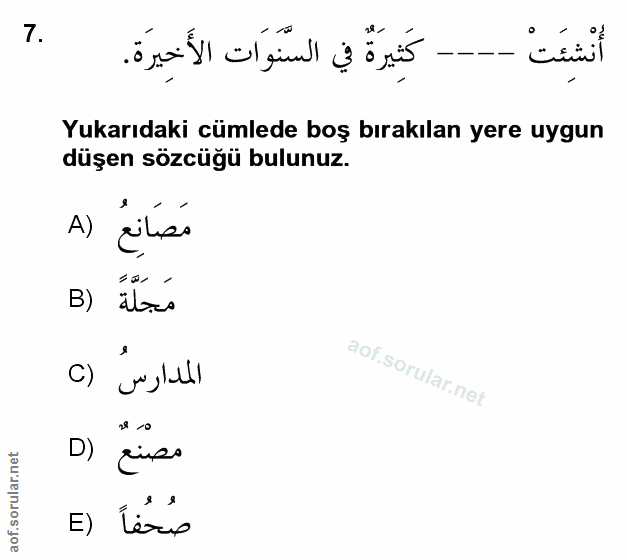 Soru 7
