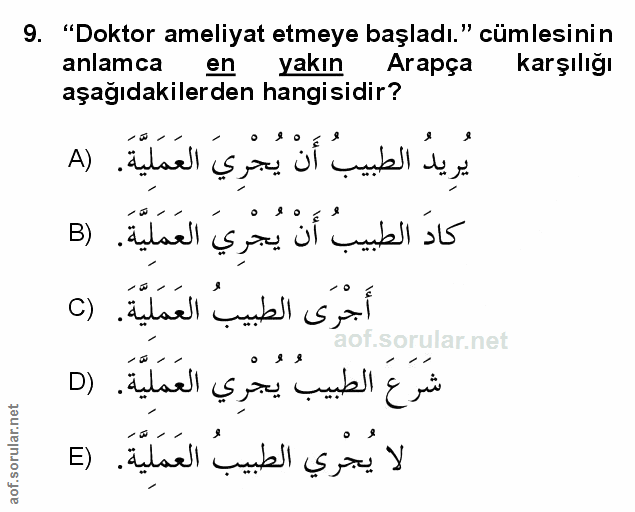 Soru 9