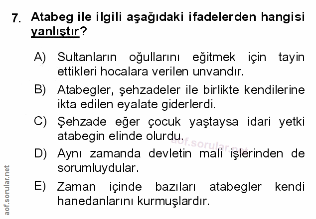 Soru 7
