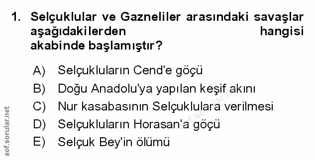 Soru 1