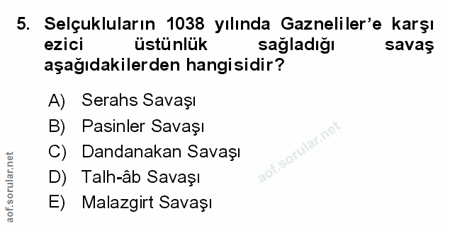 Soru 5
