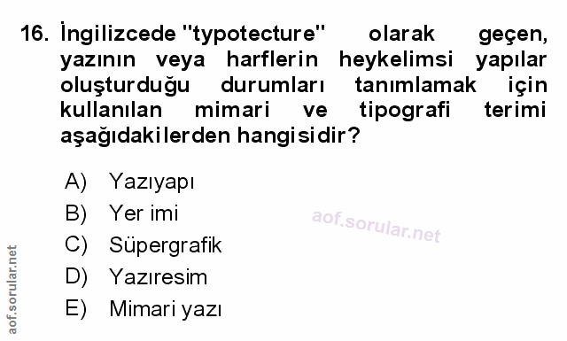 Soru 16