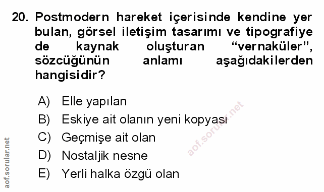 Soru 20