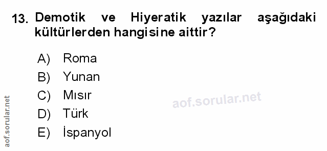 Soru 13