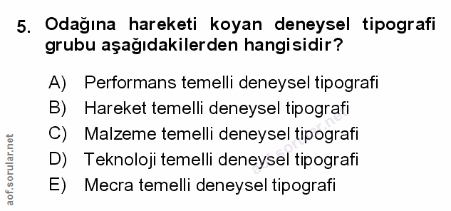 Soru 5