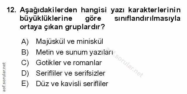 Soru 12