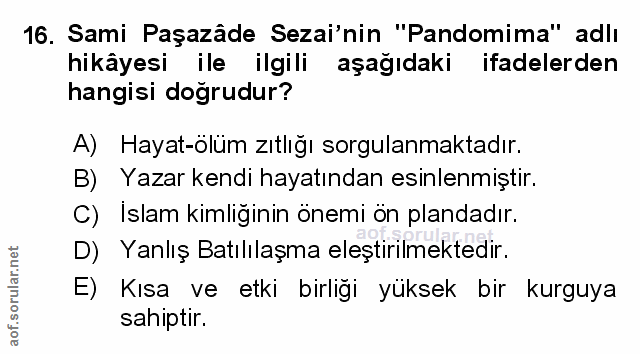 Soru 16