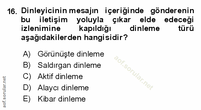Soru 16
