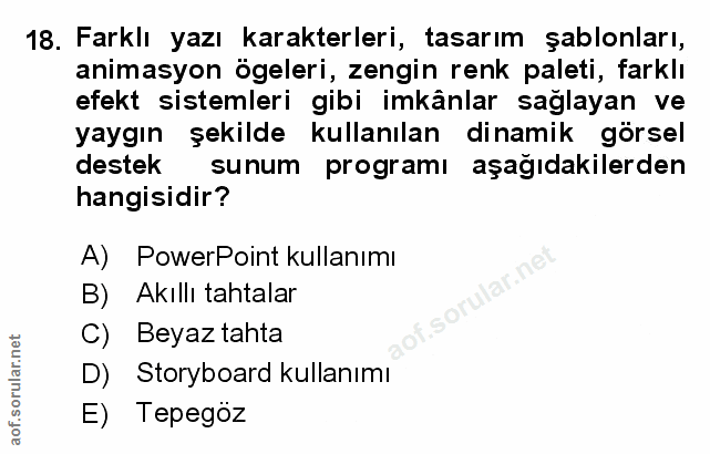Soru 18
