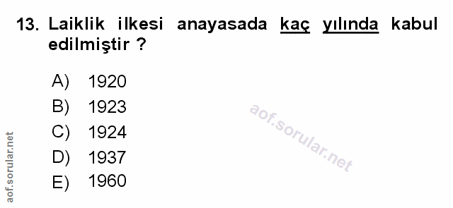 Soru 13