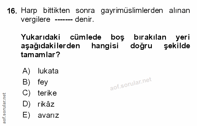 Soru 16