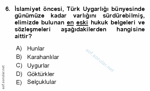 Soru 6