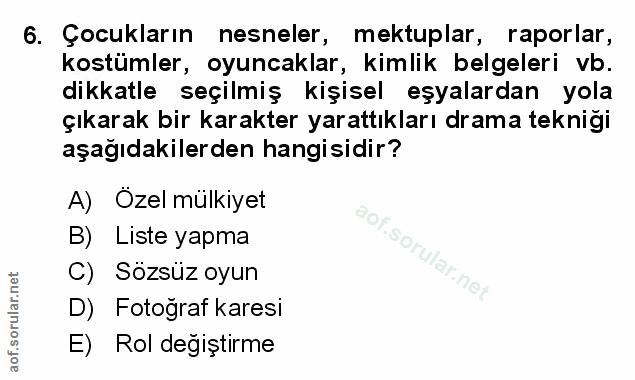 Soru 6