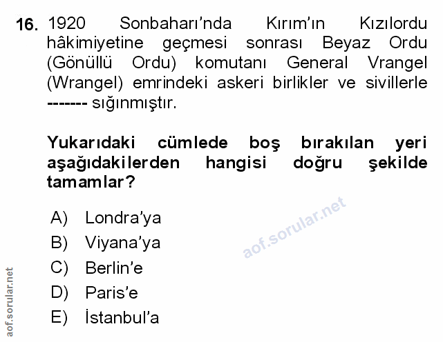 Soru 16