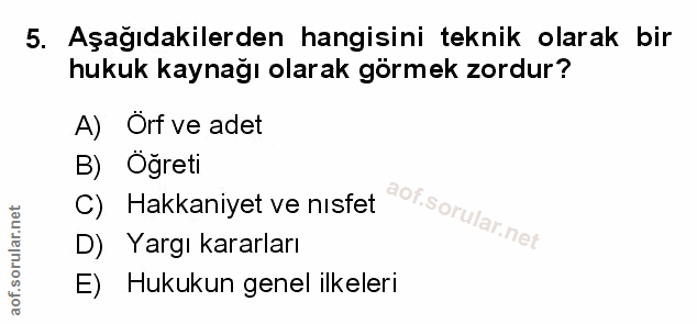 Soru 5