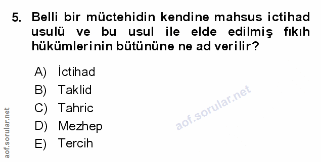 Soru 5
