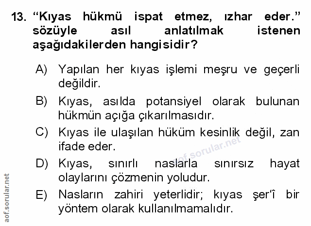 Soru 13