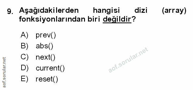 Soru 9