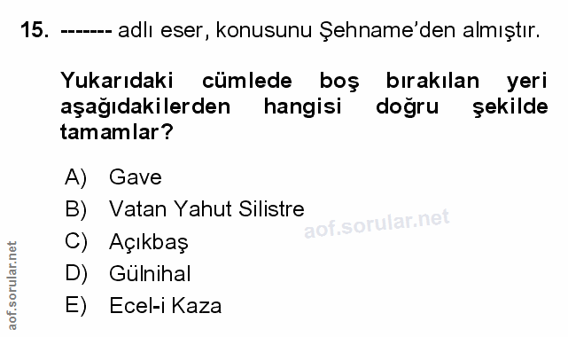 Soru 15