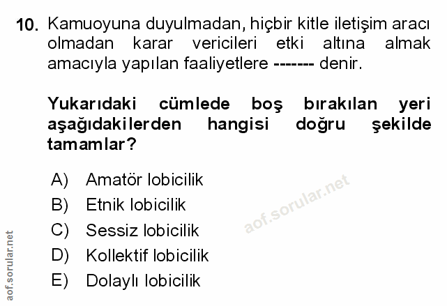 Soru 10