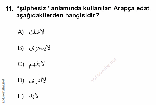 Soru 11