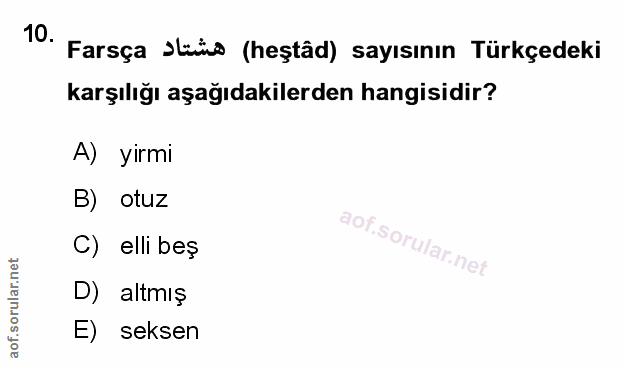 Soru 10