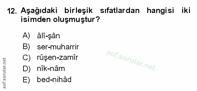 Soru 12