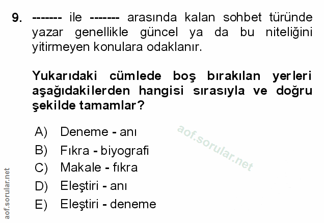 Soru 9