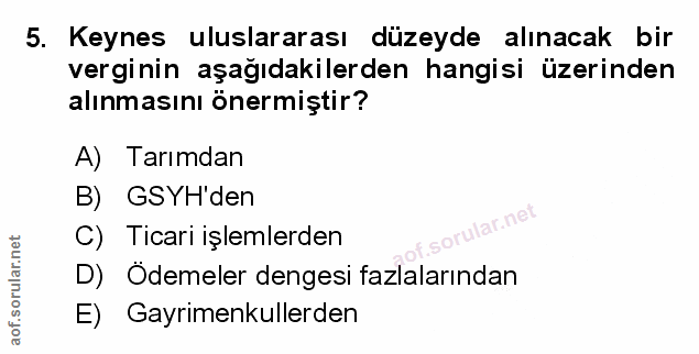 Soru 5