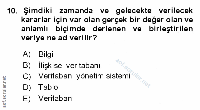 Soru 10