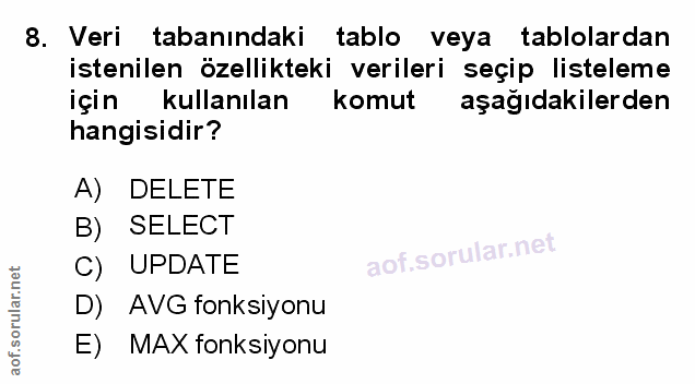 Soru 8