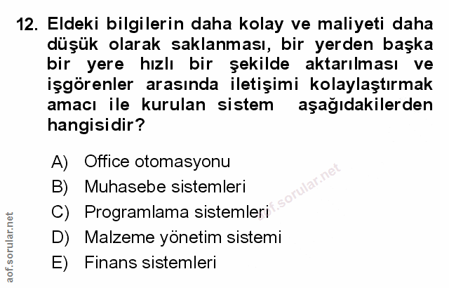 Soru 12