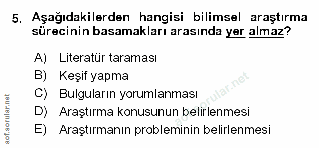 Soru 5