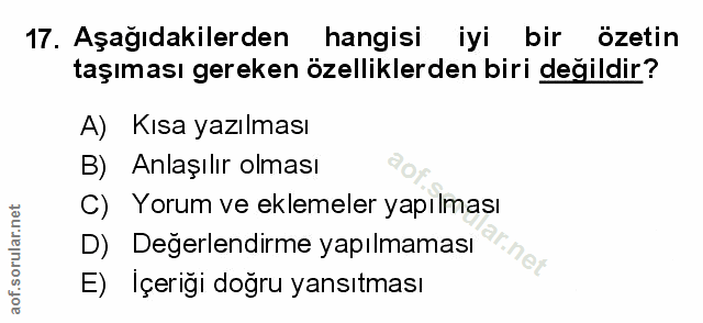 Soru 17