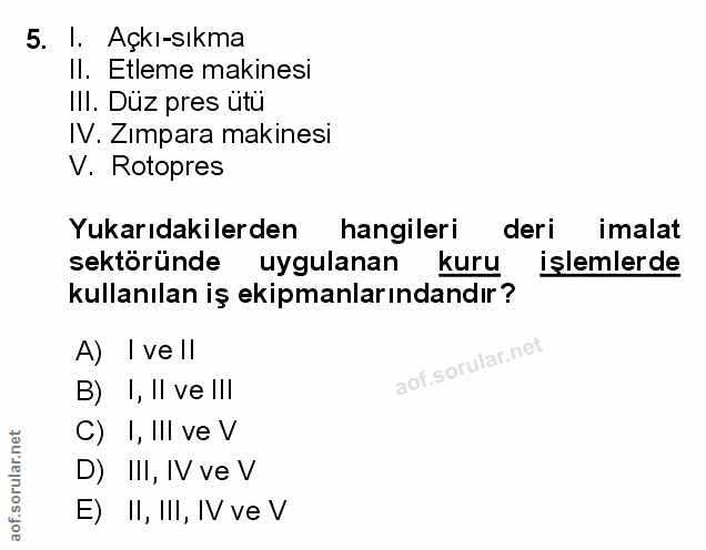 Soru 5