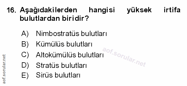Soru 16