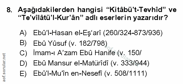 Soru 8