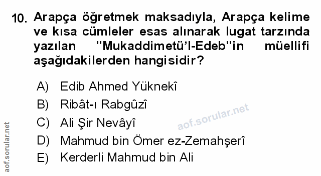Soru 10