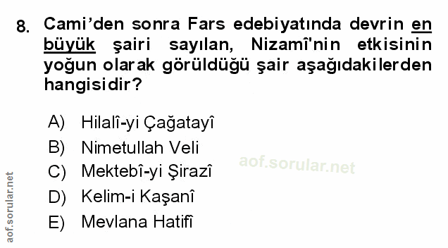 Soru 8