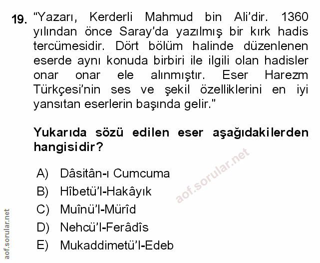 Soru 19