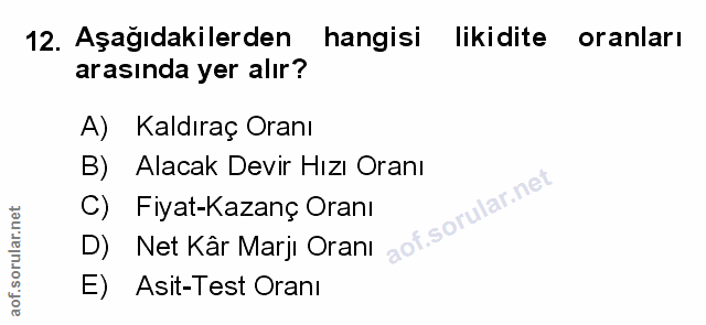 Soru 12