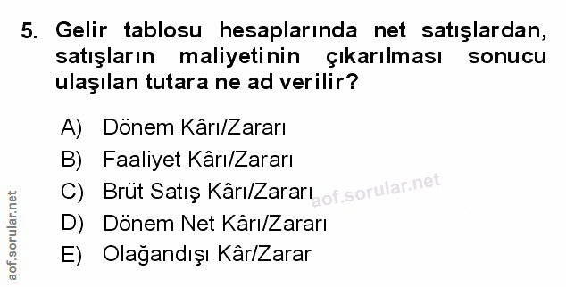 Soru 5