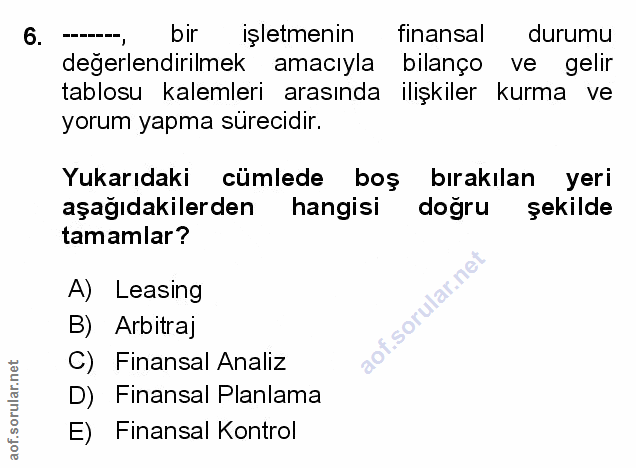 Soru 6
