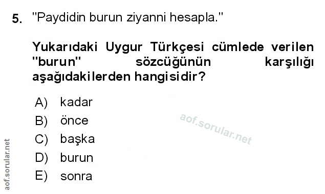 Soru 5