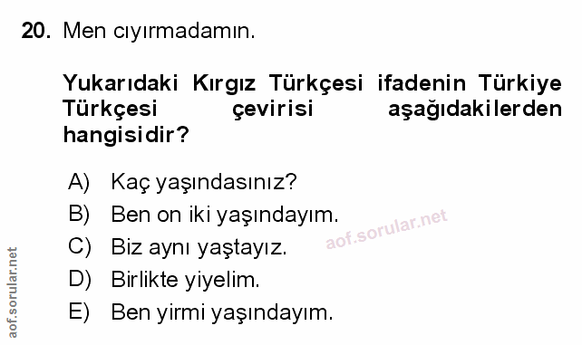 Soru 20